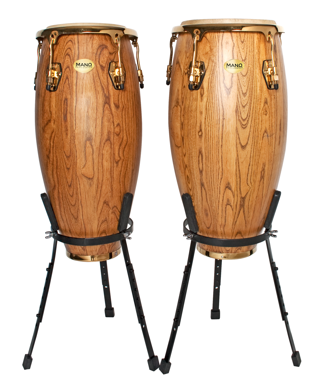 Mano Percussion | MP1617NAT | Congas with Stands | Natural Mano Percussion | MP1617NAT | Congas with Stands | Natural